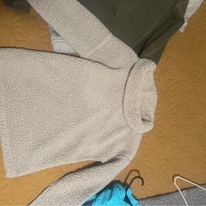 Tan Sherpa pullover